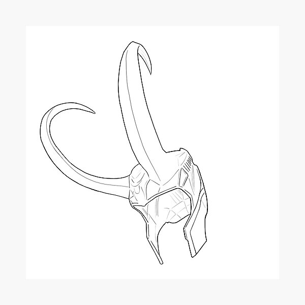 Loki helmet wall art for sale