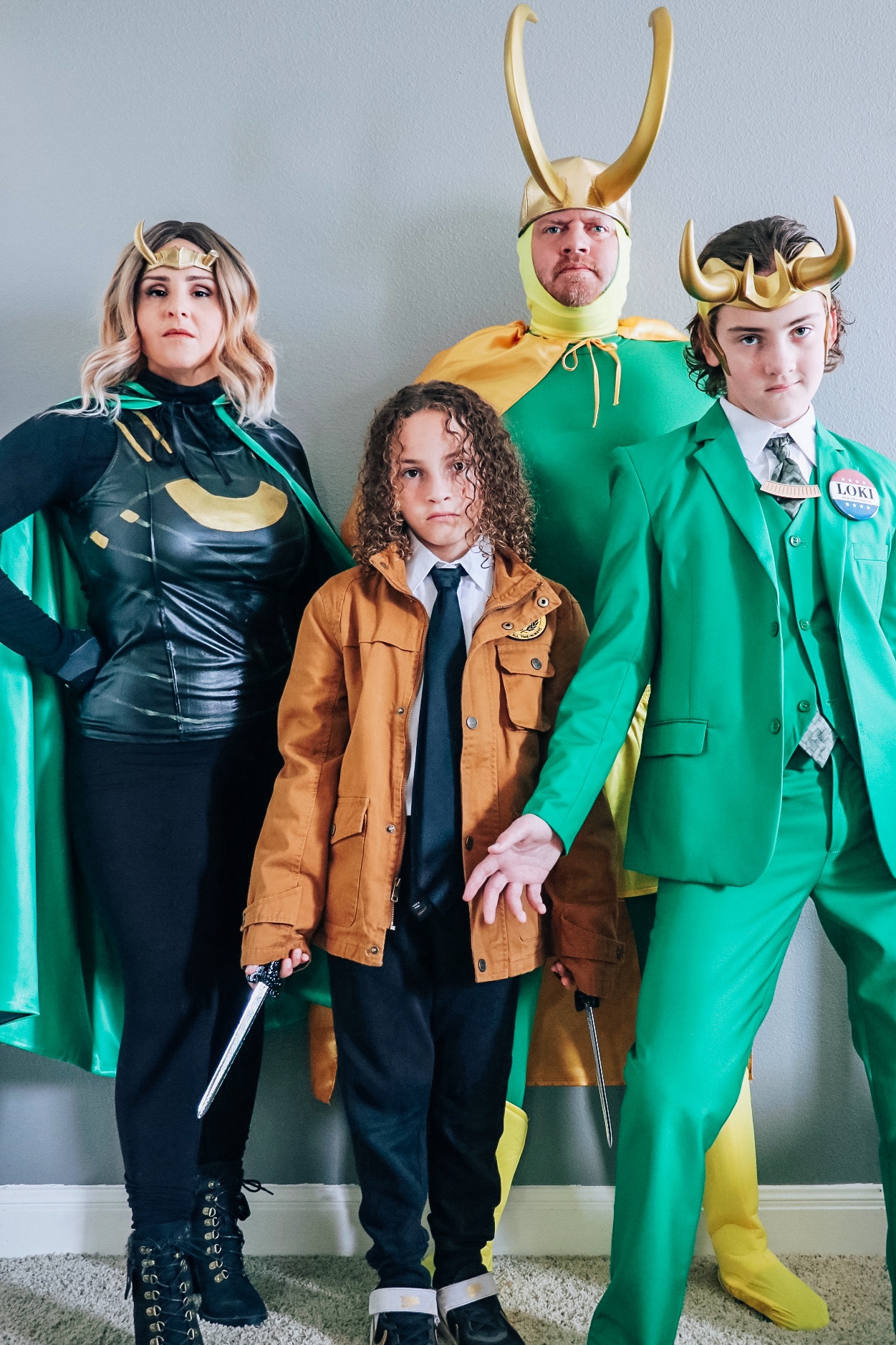 Diy loki costume ideas for halloween sylvie tva loki president loki and classic loki variant cosplay