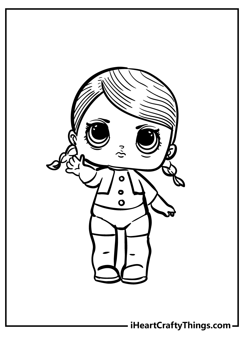 Lol doll coloring pages free printables