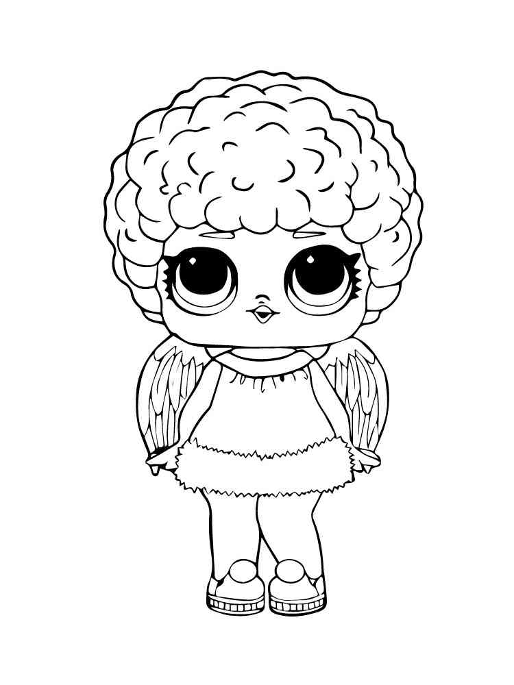 Lol dolls coloring pages