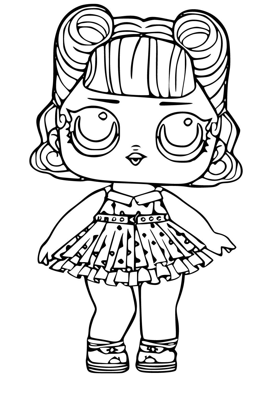 Free printable lol doll coloring page sheet and picture for adults and kids girls and boys