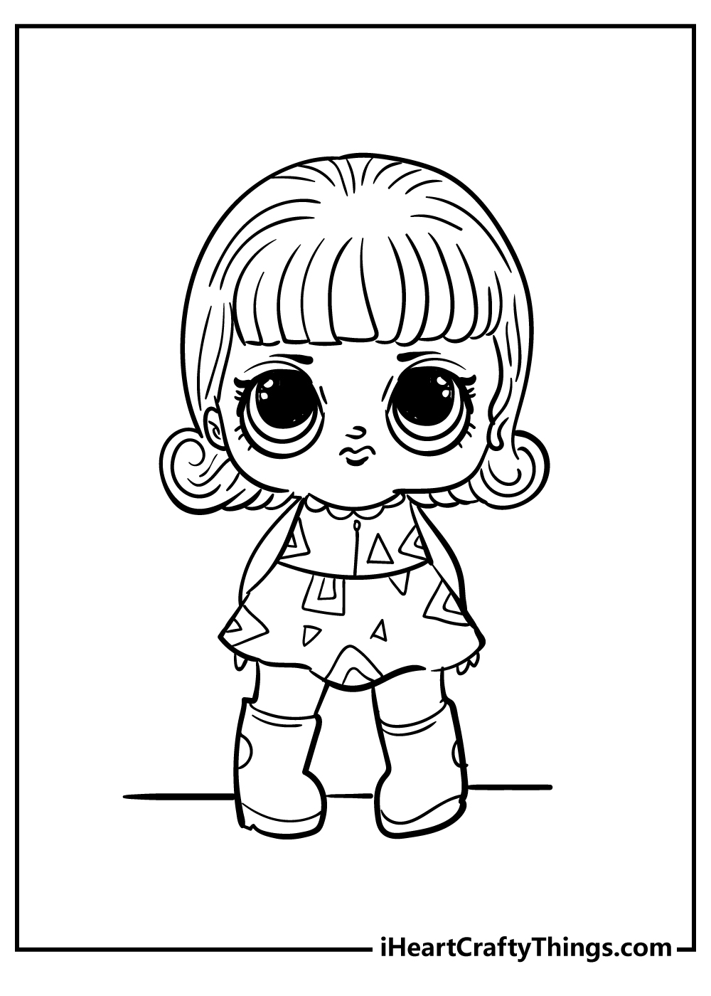 Lol doll coloring pages free printables