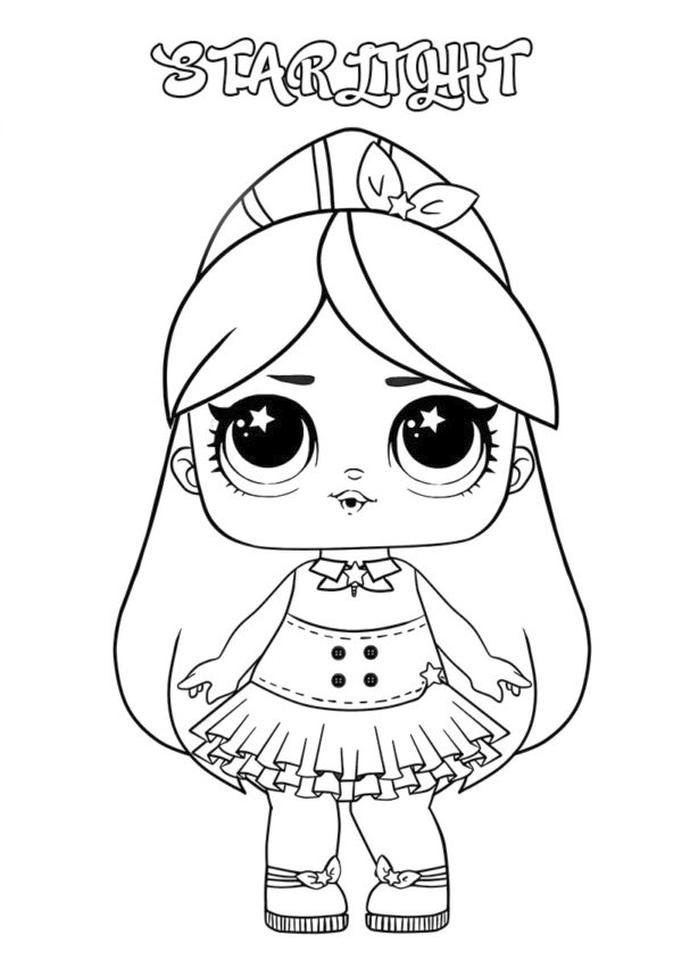 Free printable lol dolls coloring pages