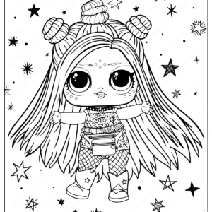 Lol surprise coloring pages printable for free download