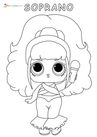 Free printable lol dolls coloring pages