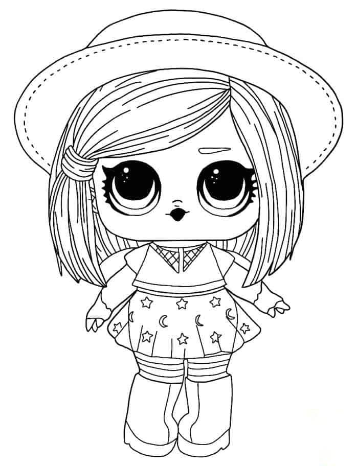 Lol surprise doll coloring pages