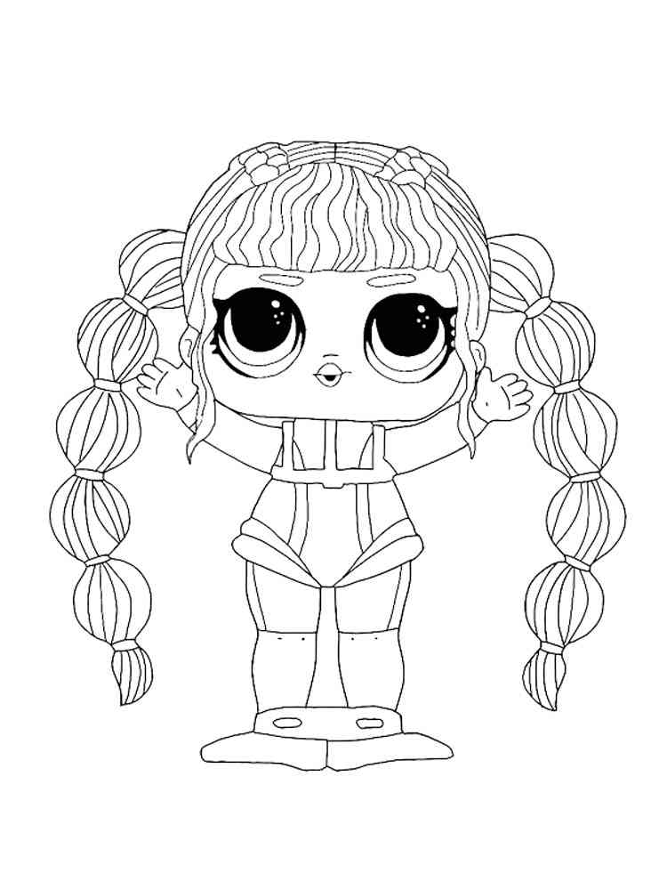 Lol dolls coloring pages