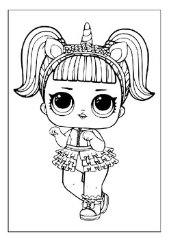 Unlock creative fun with printable lol surprise dolls coloring pages for kids