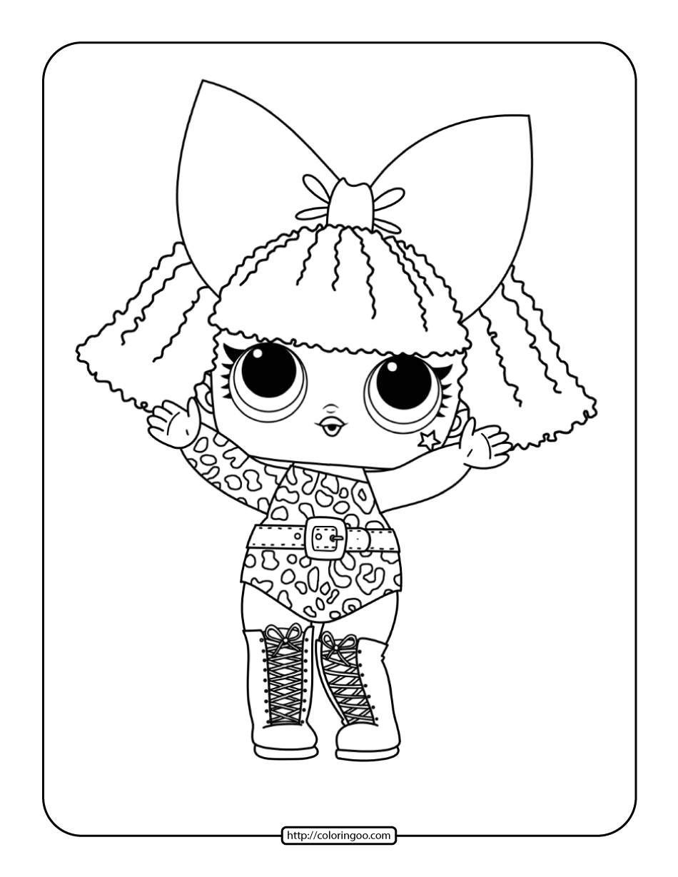 Lol surprise coloring pages print and color