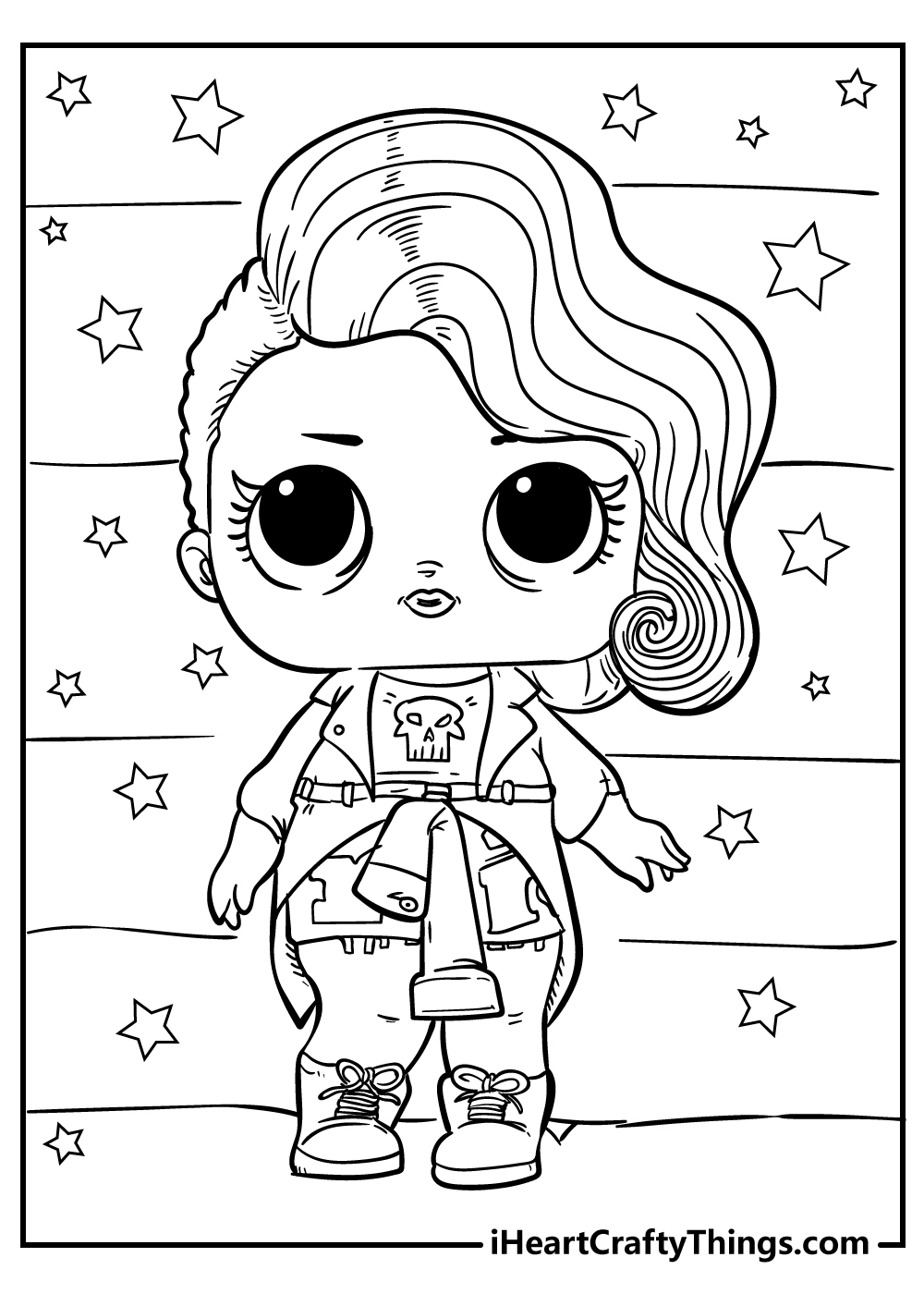 Lol doll coloring pages free printables