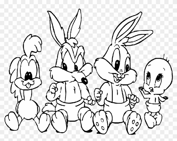 Free baby looney tunes coloring pages