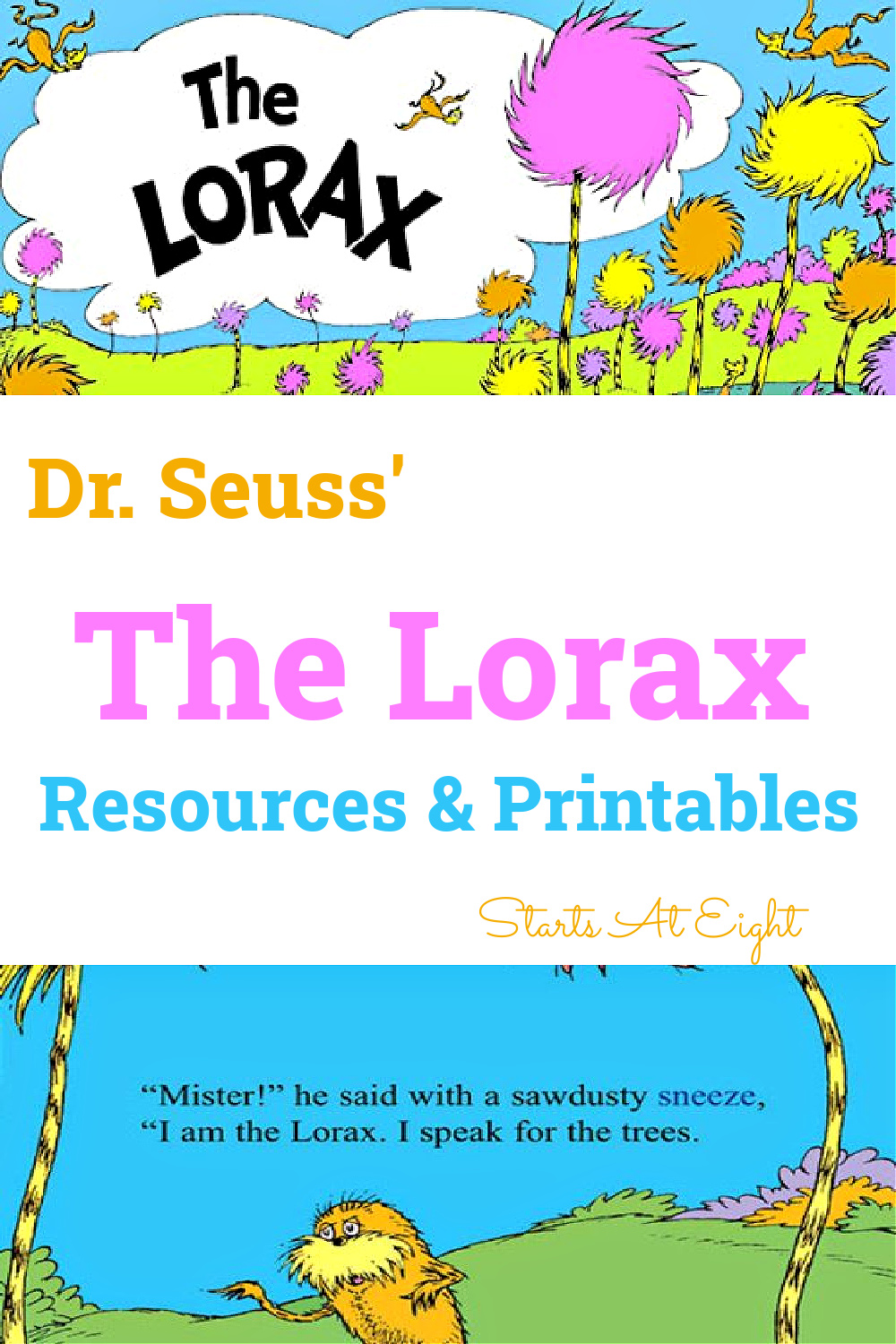 Dr seuss the lorax resources printables