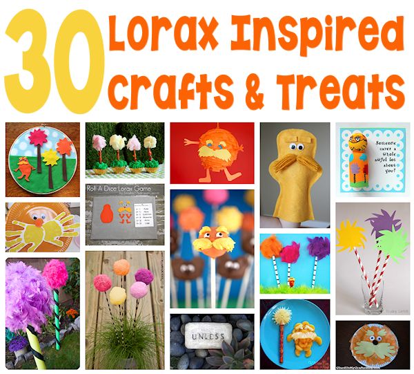 Lorax crafts and treats â about family crafts