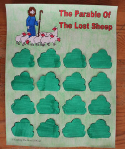 Free printable lost sheep game