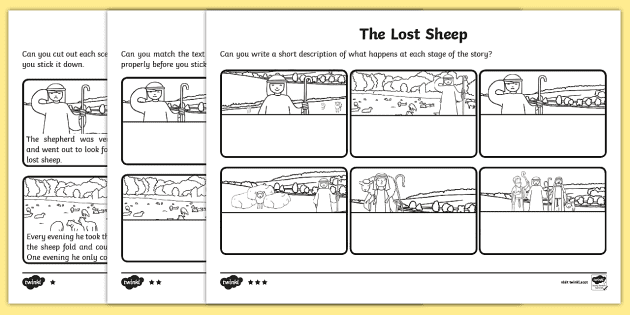 The lost sheep louring pictures