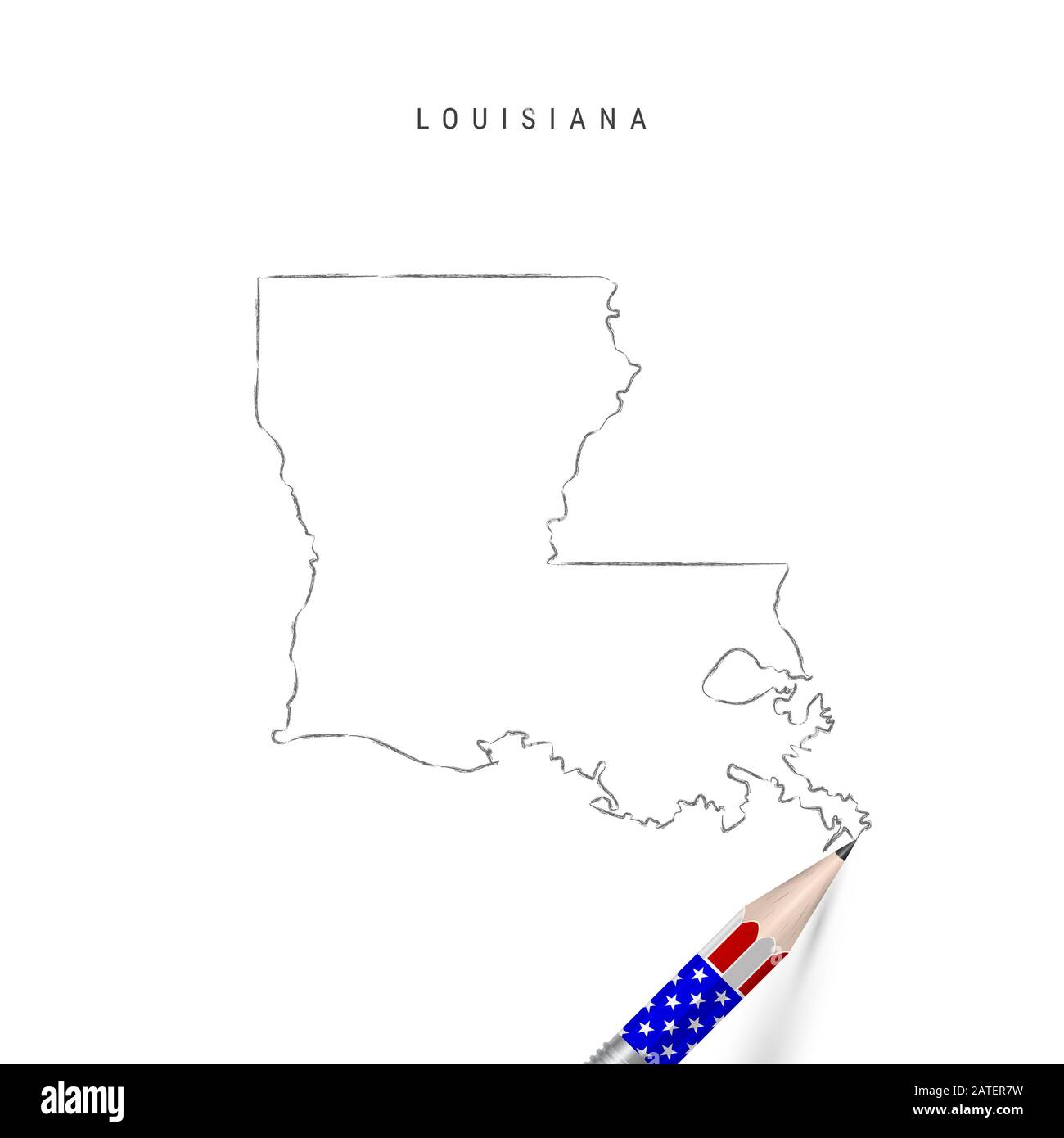 Louisiana outline hi