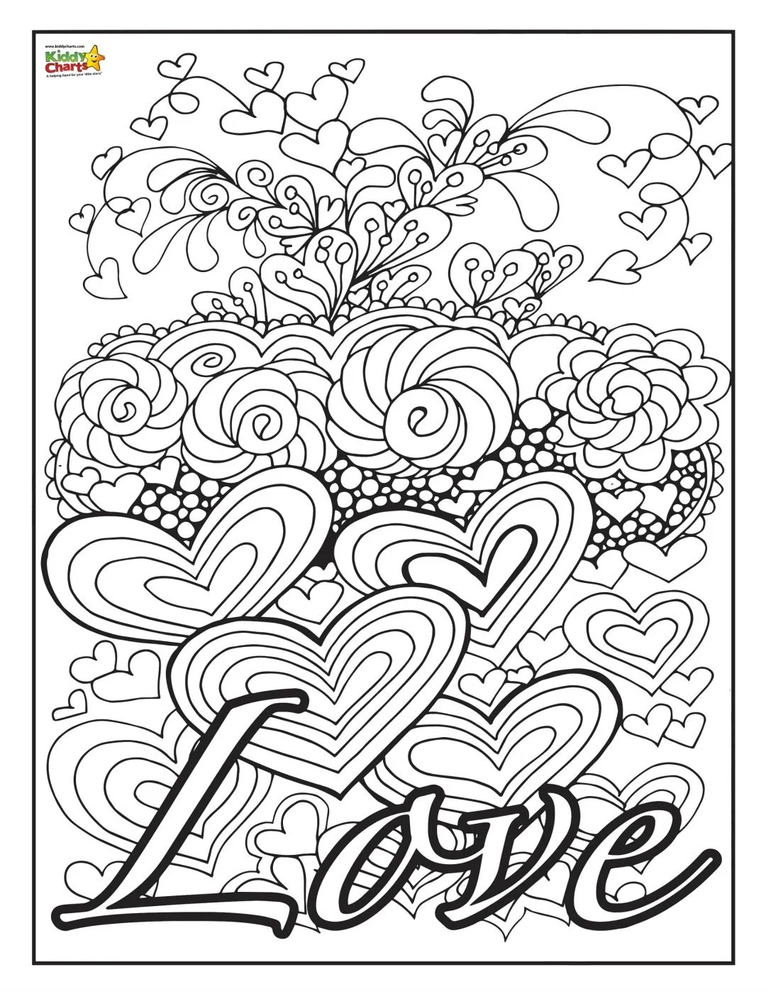 Love adult and kids coloring pages kindweeks