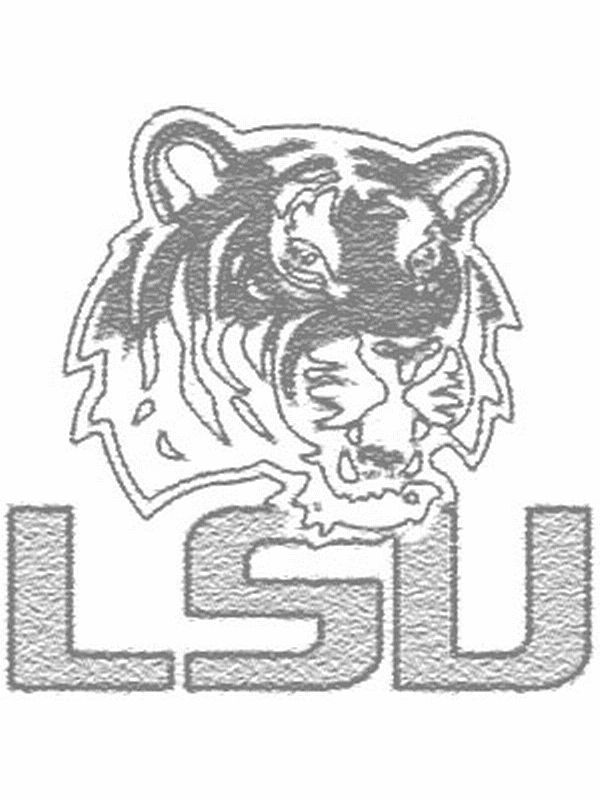 Printable lsu coloring pages