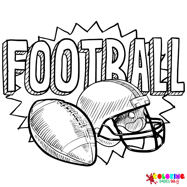 Football coloring pages