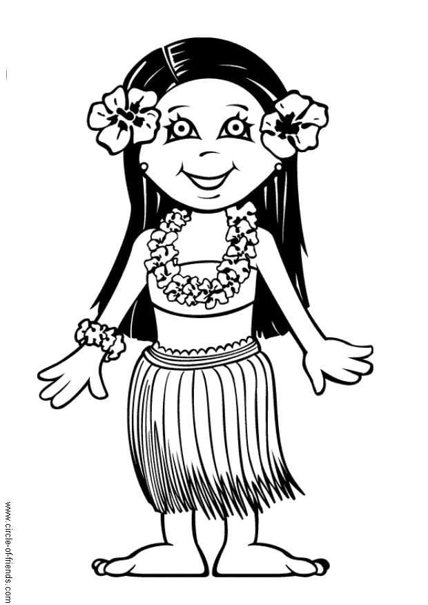 Coloring page leilani