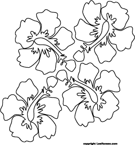 Hawaiian shirt coloring page