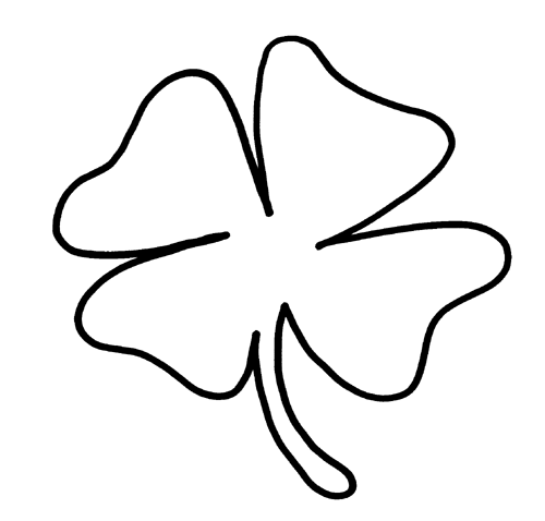 Shamrock coloring page