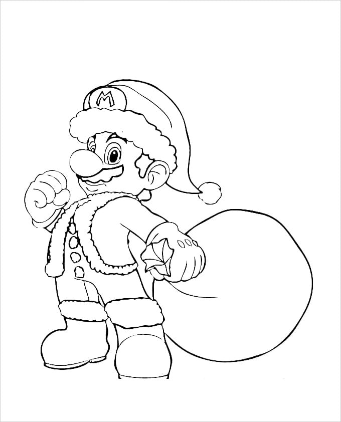 Mario coloring pages