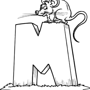 Letter m coloring pages printable for free download