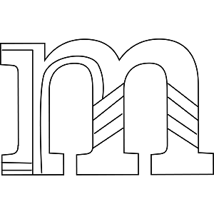 Lowercase m coloring page