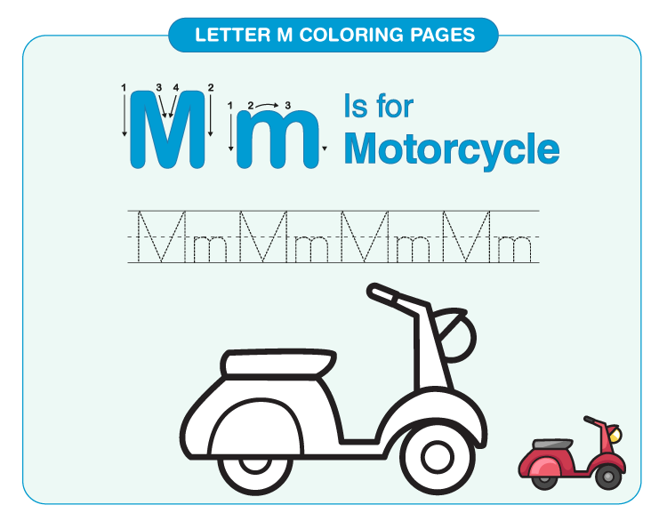 Letter m coloring pages download free printables for kids