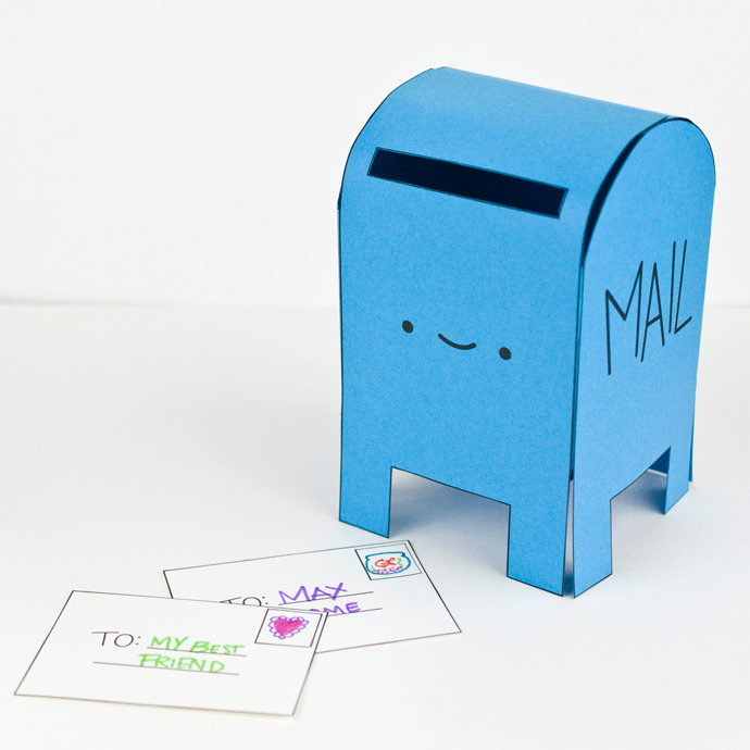 Pretend play with a printable happy mail box handmade charlotte