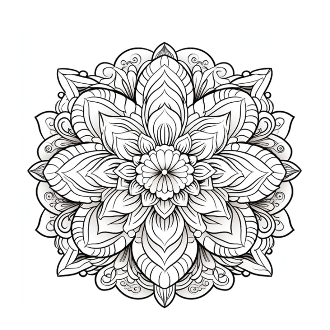 Mandala coloring pages