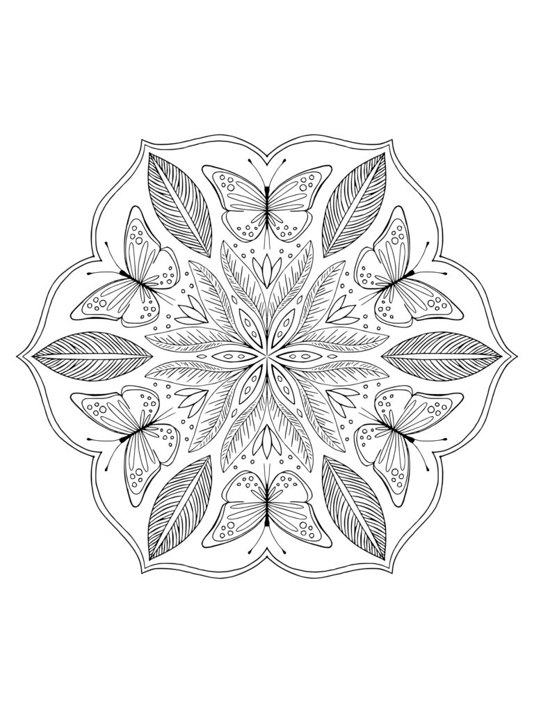 Best flower mandala coloring pages ðððº free printables