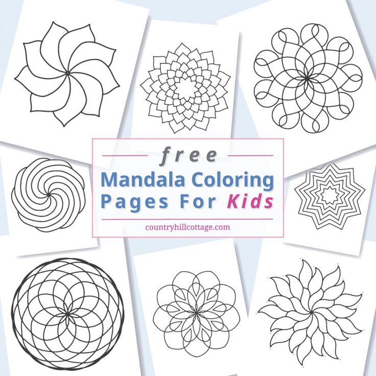 Mandala coloring pages for kids free printable worksheets mandala coloring pages coloring pages for kids halloween coloring pages printable