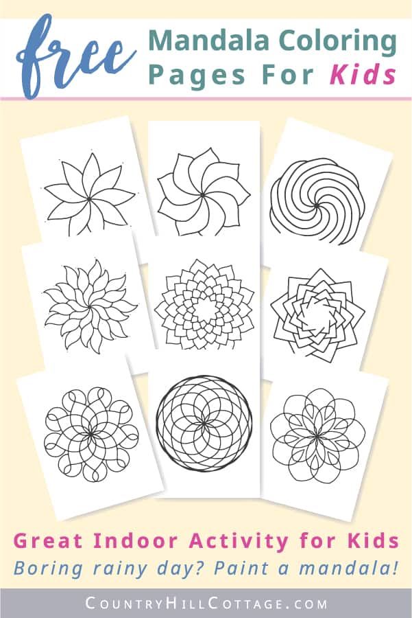 Mandala coloring pages for kids free printable worksheets mandala coloring pages coloring pages for kids mandala coloring