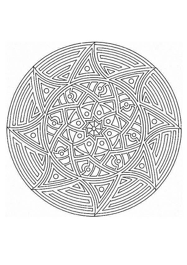 Free printable mandala coloring pages for adults