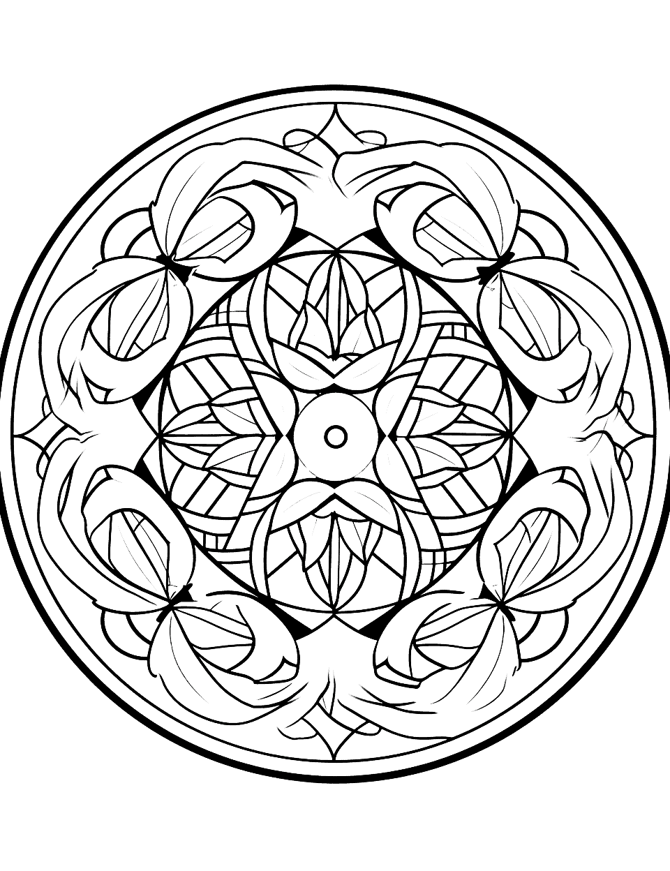 Mandala coloring pages free printable sheets