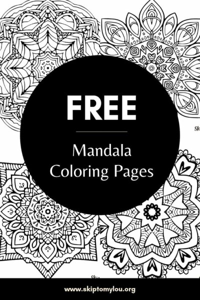 Color your stress away with mandala coloring pages skip to my lou