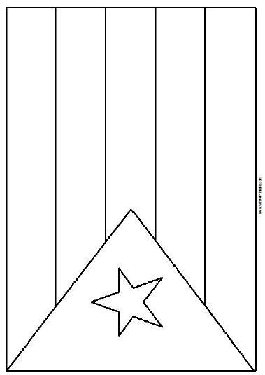 Cuba flag coloring page â free printable