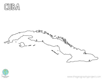 Map of cuba