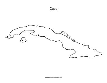 This printable outline map of cuba is useful for school assignments travel planning and more free to download and print cuban tattoos cuba map of cuba