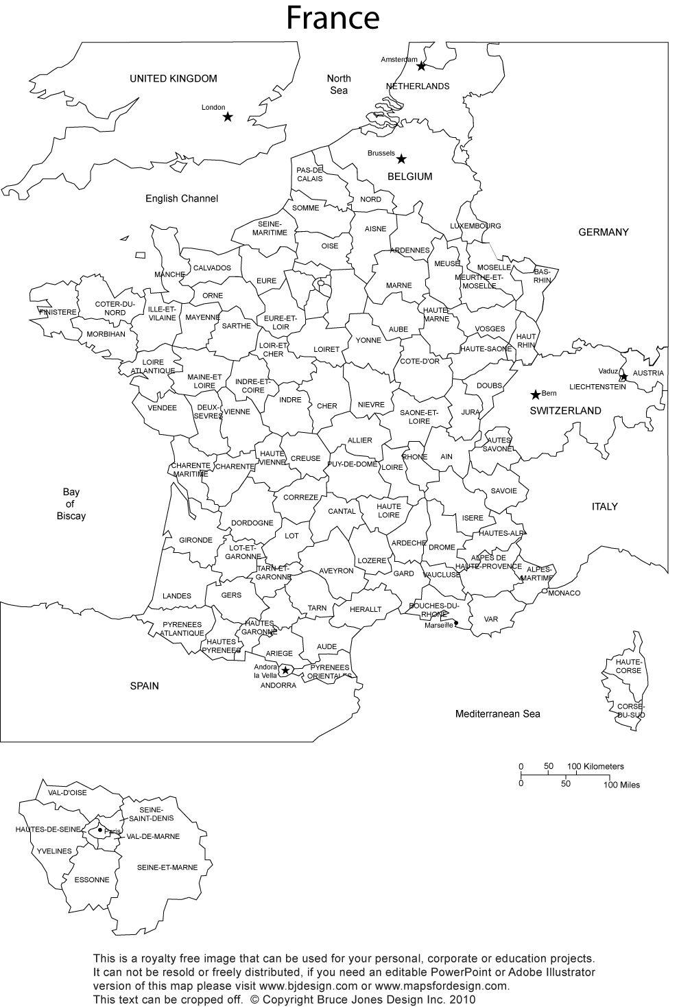 France map printable blank royalty free jpg