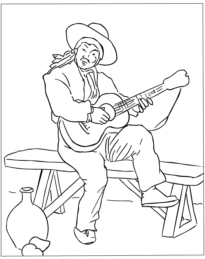 Spain coloring pages