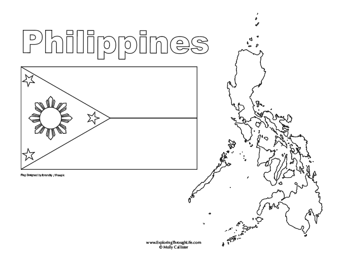 Philippine map for preschool