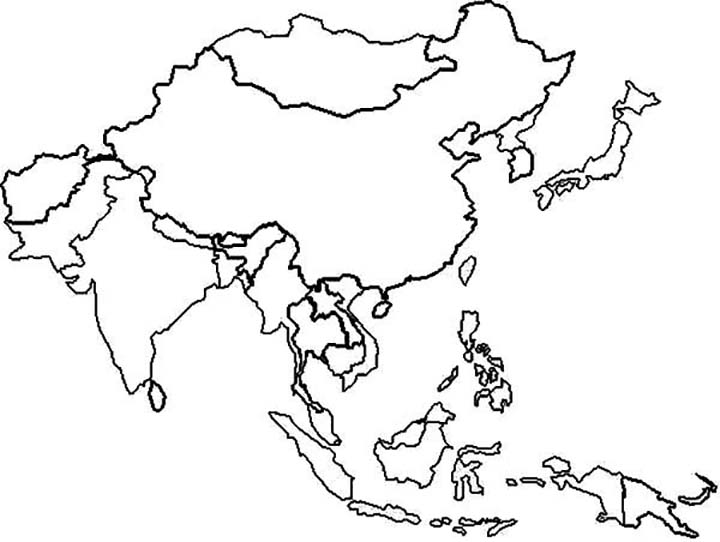 Asia coloring pages