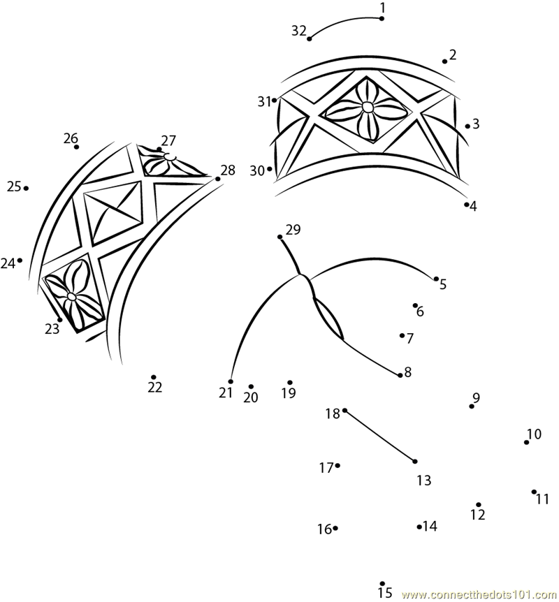 Wooden maracas dot to dot printable worksheet