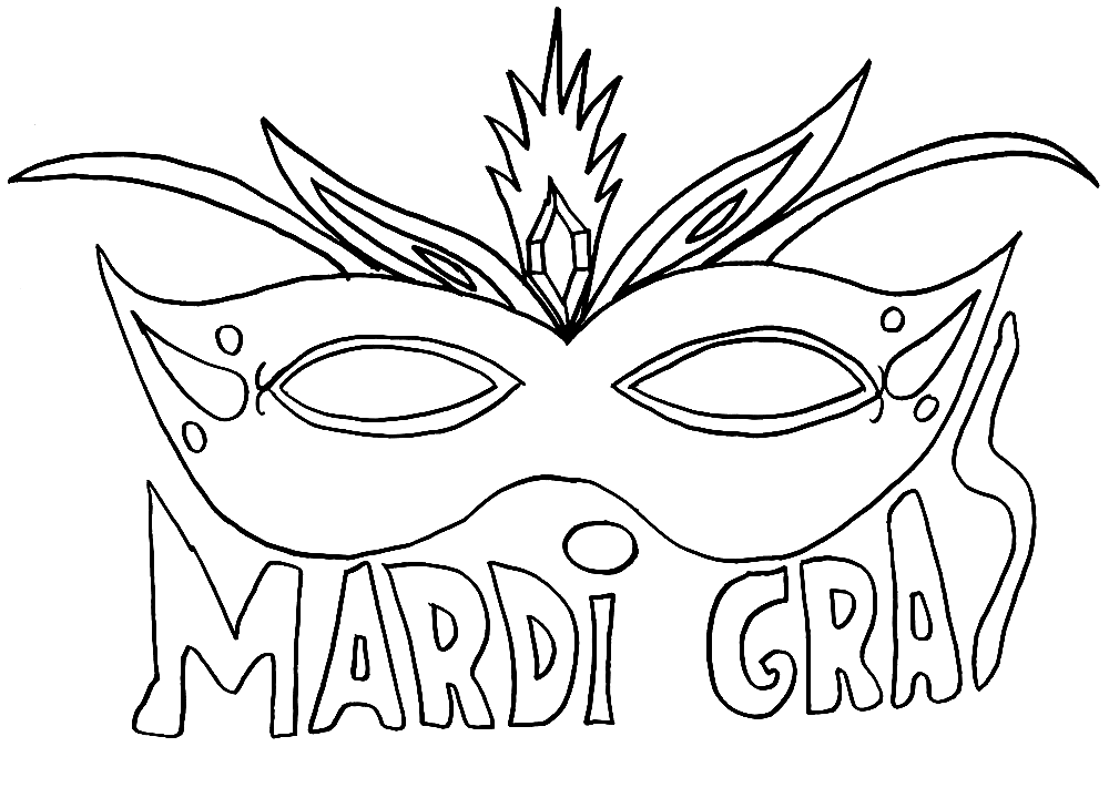 Mardi gras coloring pages printable for free download