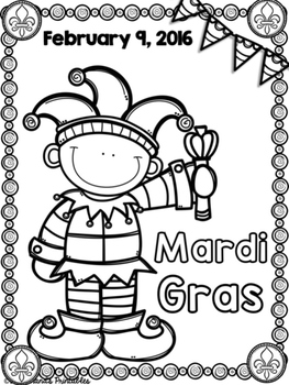 Mardi gras coloring sheets with mrs lendahand tpt