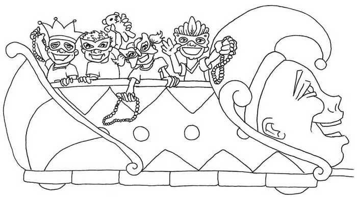 Free mardi gras coloring pages printable pdf