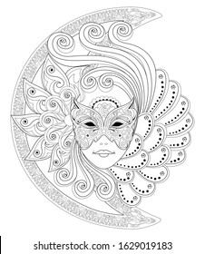 Mardi gras coloring pages images stock photos d objects vectors